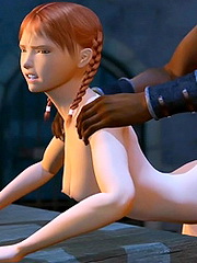 Teenaged girl fucked by monster