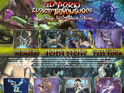 3D porn space adventures