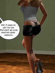 A boy takes cancelled trousers from his brother and swallows his luscious pecker