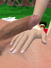 Beautiful chick gags on a huge shlong while getting her precious holes dildoed