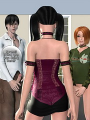 Red dirt monster rams its writhing shaft into little schoolgirl`s precious slit